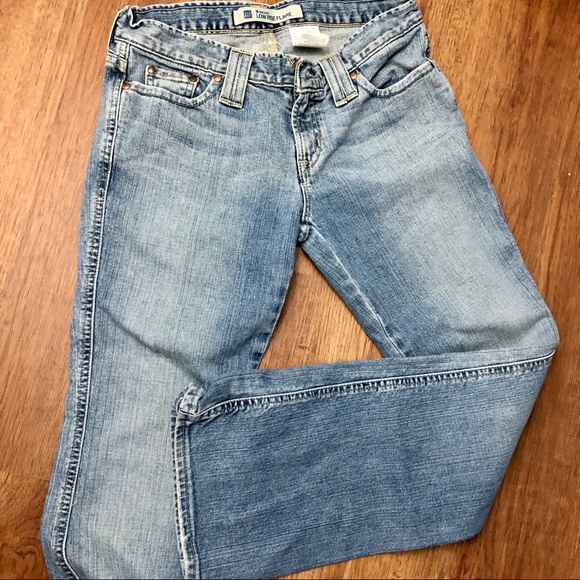 GAP Denim - GAP LowRise flare ankle jeans size 4 light wash